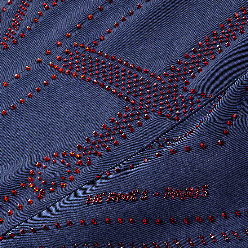 Quadrige Perle triangle scarf | Hermès USA